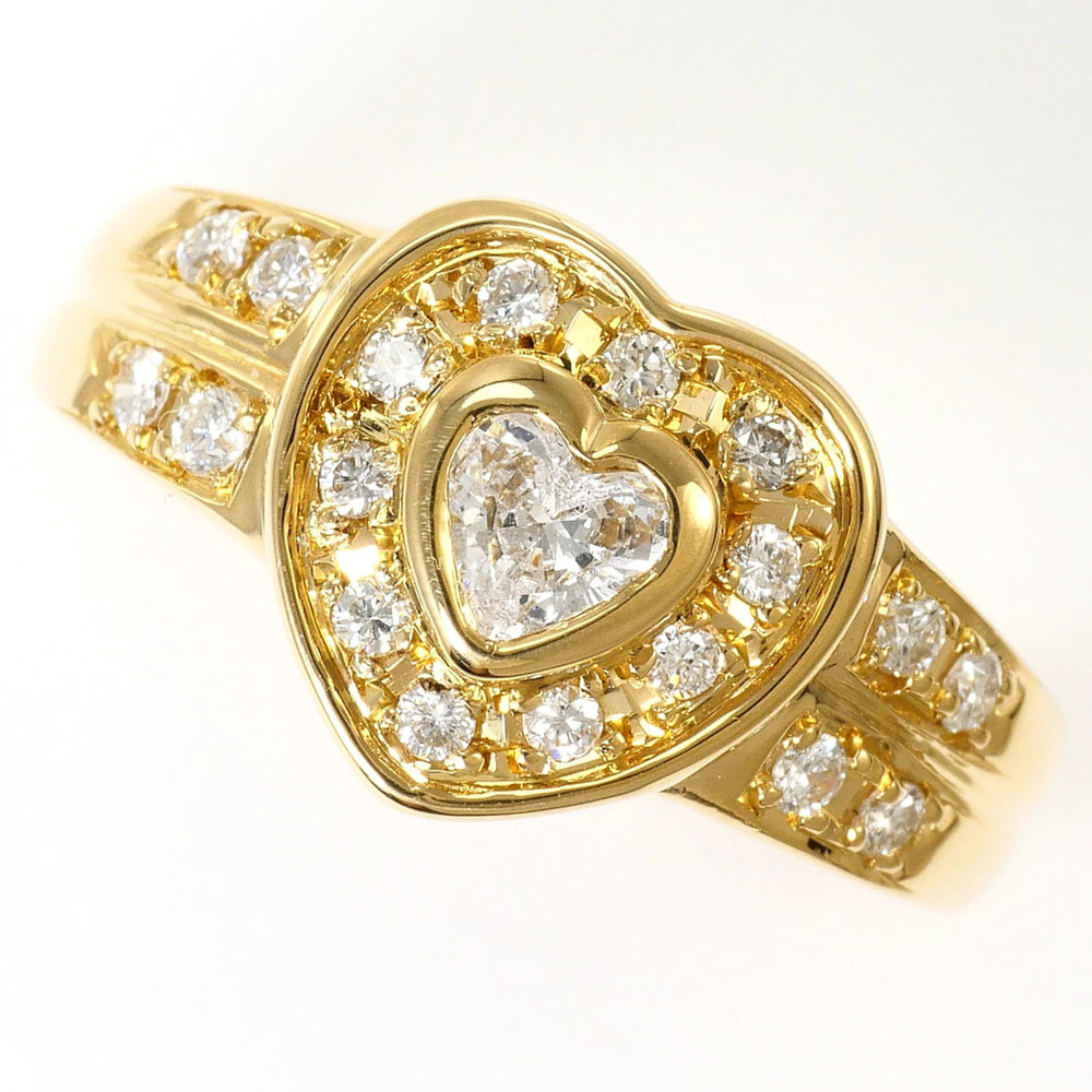 VINTAGE 18k Gold Diamond Ring